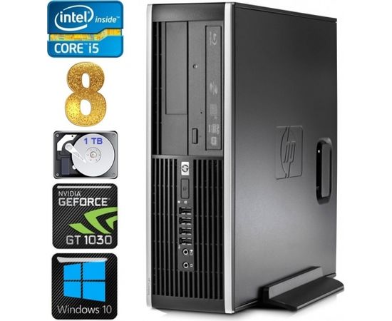 HP 8100 Elite SFF i5-750 8GB 1TB GT1030 2GB DVD WIN10
