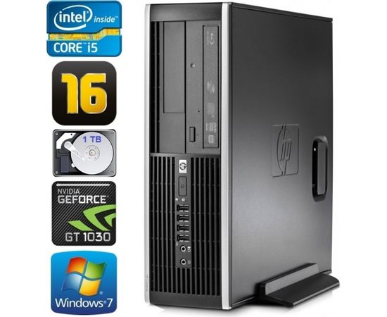 HP 8100 Elite SFF i5-750 16GB 1TB GT1030 2GB DVD WIN7Pro