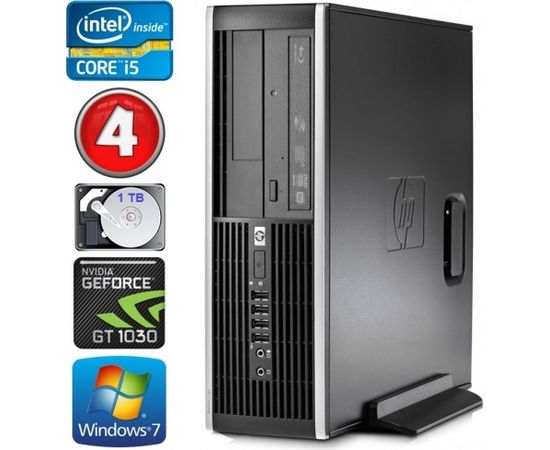 HP 8100 Elite SFF i5-750 4GB 1TB GT1030 2GB DVD WIN7Pro