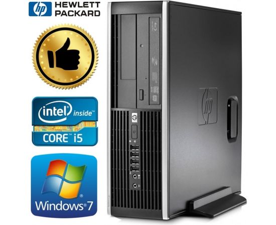 HP 8100 Elite SFF i5-650 4GB 240SSD+250GB GT1030 2GB DVD WIN7Pro