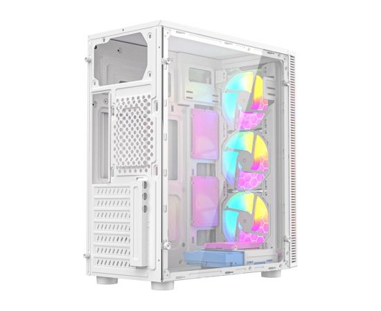 Gembird CCC-FC-500W Gaming ARGB case Fornax 500, white