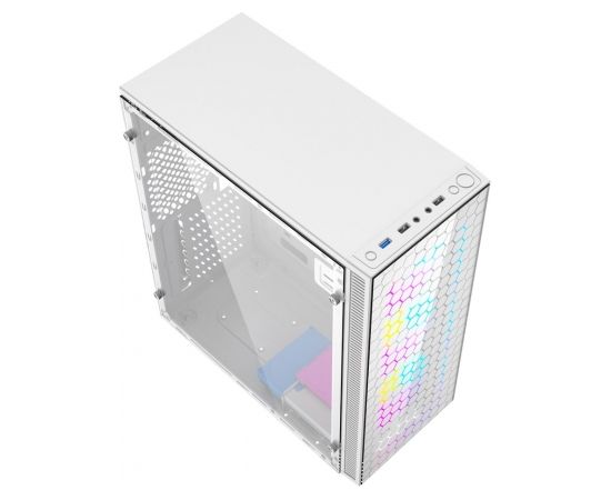 Gembird CCC-FC-500W Gaming ARGB case Fornax 500, white