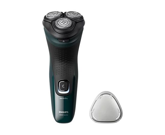 Philips Shaver Series 3000X, Wet& Dry skuveklis (lādējams), tumši zaļš - X3002/00