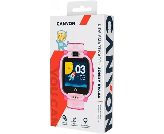 Canyon smartwatch for kids Jondy KW-44, pink