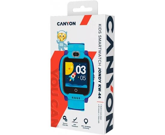 Canyon smartwatch for kids Jondy KW-44, blue