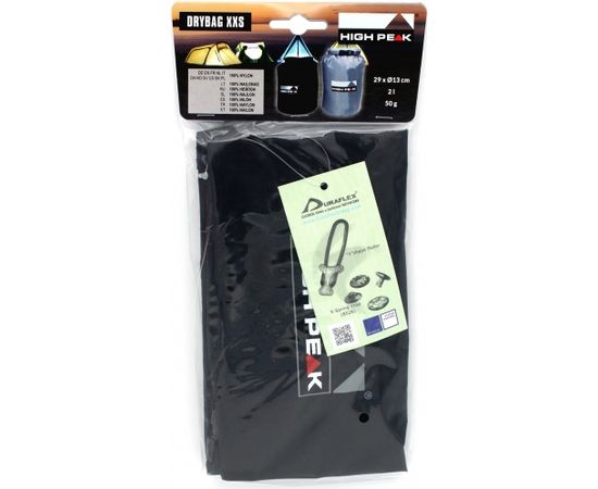 Worek żeglarski High Peak Drybag 1L XXS czarny 32057