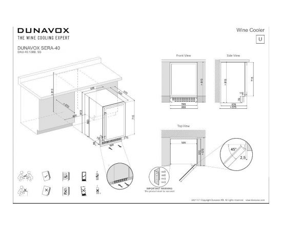  Vīna skapji, Vitrīnas