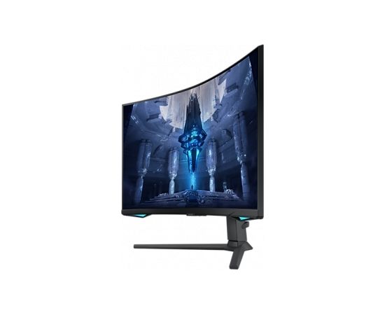 Samsung Curved Monitor LS32BG750NPXEN 32 ", VA, UHD, 3840 x 2160, 16:9, 1 ms, 350 cd/m², Black, HDMI ports quantity 2, 165 Hz