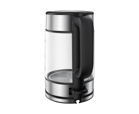 Xiaomi Electric Glass Kettle EU Electric, 2200 W, 1.7 L, Glass, 360° rotational base, Black Stainles