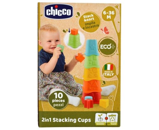 CHICCO 2in1 Būvējami kausiņi - Eco