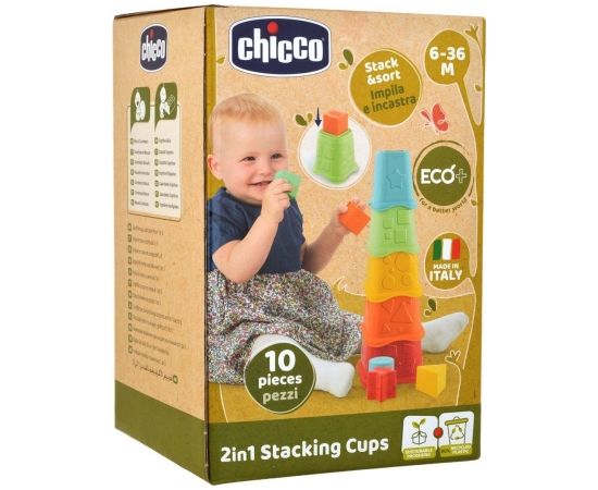 CHICCO Развивающая игрушка Башня из чашек