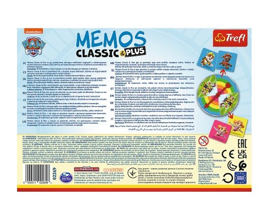 TREFL PAW PATROL Memo Classic Plus