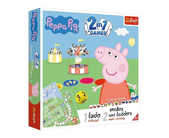 Unknown TREFL PEPPA PIG Настольная игра 2 в 1 Свинка Пеппа
