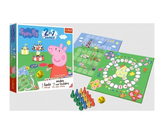 Unknown TREFL PEPPA PIG Boardgame 2 in 1 Peppa Pig