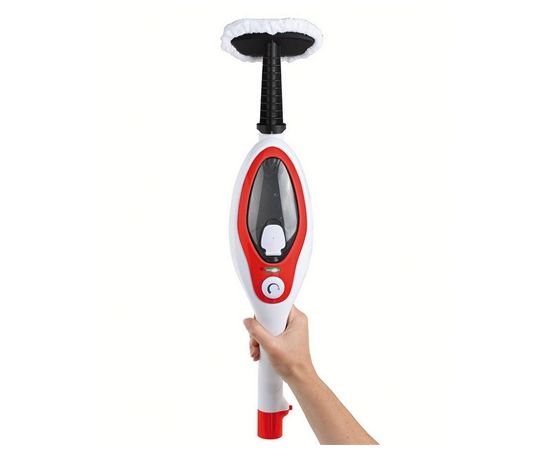 DomoClip DOH112 Steam cleaner 2 in 1, White/Red, 1500 W, Cordless