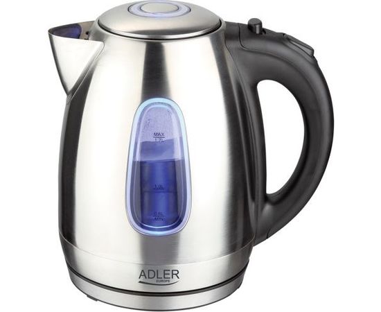 Adler AD 1223 electric kettle 1.7 L Black,Stainless steel 2200 W