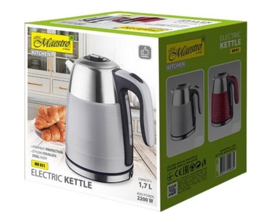 MAESTRO electric kettle 1,7l MR-051-GREY