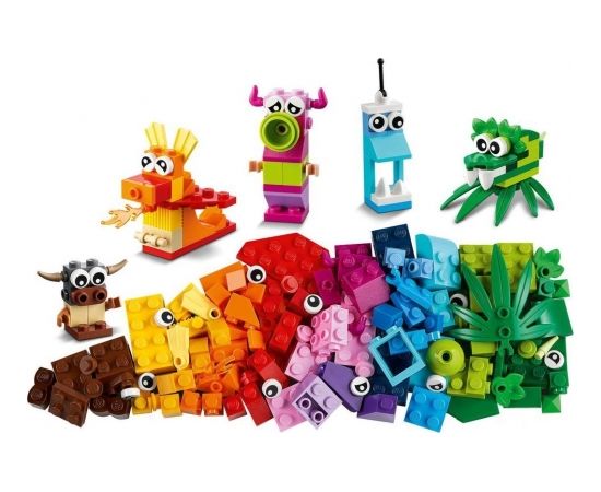 LEGO LEGO 11017 Classic Creative Monsters Construction Toy (Creative Set with LEGO bricks, box with building blocks for children from 4 years, construction toys) Lego Classic