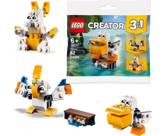 LEGO Creator Pelikan zestaw 3w1 (30571)