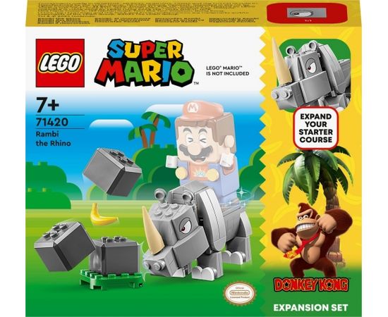 LEGO Super Mario Nosorożec Rambi — zestaw rozszerzający (71420)