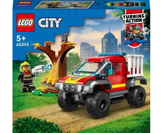 LEGO City Wóz strażacki 4x4 – misja ratunkowa (60393) Lego City