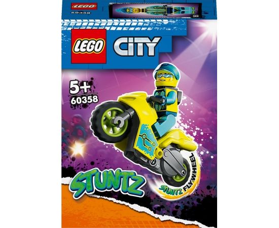 LEGO City Cybermotocykl kaskaderski (60358) Lego City