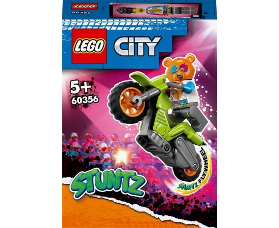 LEGO City Motocykl kaskaderski z niedźwiedziem (60356)