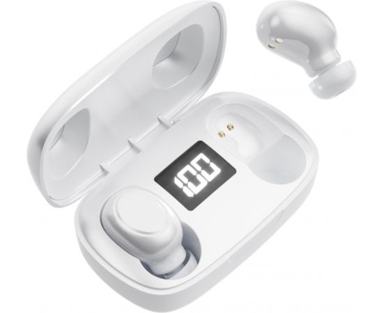 Platinet wireless earbuds Mist, white  (PM1020W)