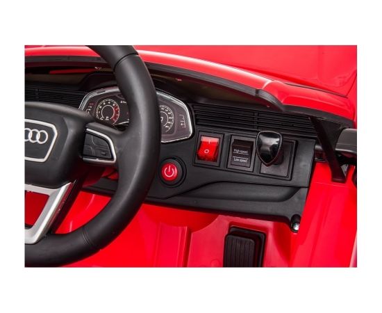Vienvietīgs elektromobīlis Audi RS Q8, sarkans