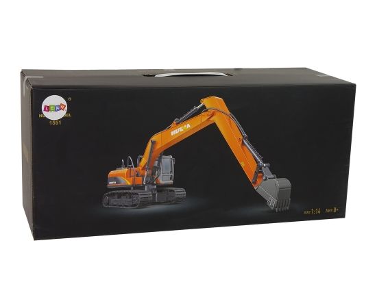 Import Leantoys Professional crawler excavator remotely controlled  2.4GHz LED lights 15 functions