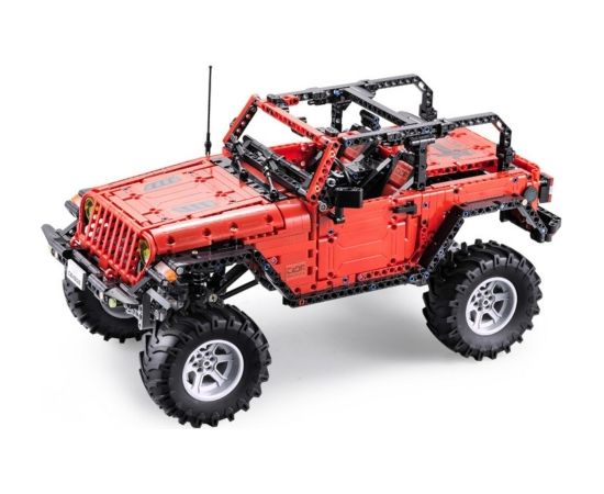 Import Leantoys Construction Blocks Auto Off-Road Remote Controlled Red 1941 Elements