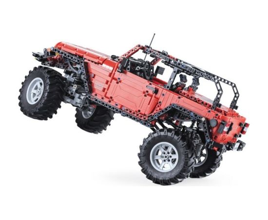 Import Leantoys Construction Blocks Auto Off-Road Remote Controlled Red 1941 Elements