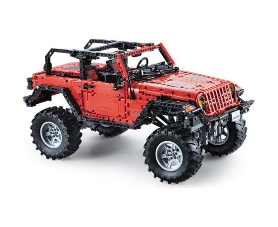 Import Leantoys Construction Blocks Auto Off-Road Remote Controlled Red 1941 Elements