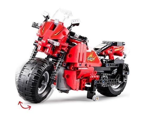 Import Leantoys CADA Building Blocks Set Remote Controlled Motorcycle 2.4G 484 pcs