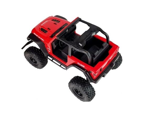 Import Leantoys Red Remote Controlled Jeep Terrain Car 2.4G Радиоуправляемые Игрушки