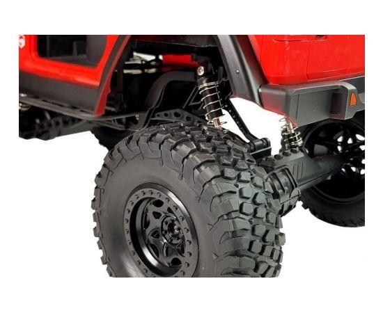 Import Leantoys Red Remote Controlled Jeep Terrain Car 2.4G Радиоуправляемые Игрушки