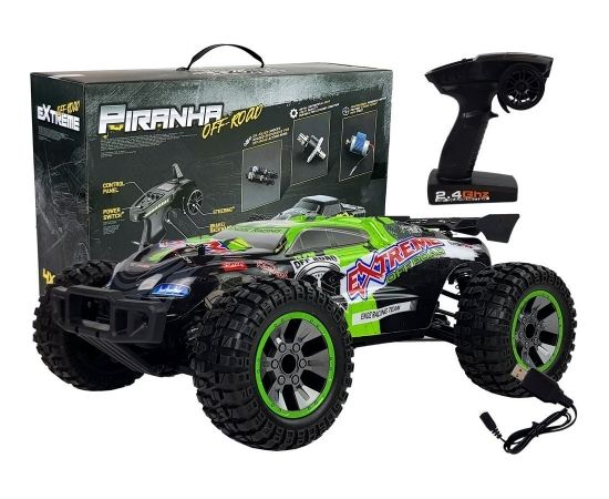 Import Leantoys Remote Controlled Off-road Vehicle Green 1:10 ENOZE 9202E 40 km/h Large Wheels
