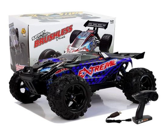 Import Leantoys Remote Controlled Rally Car 1:18 Blue ENOZE 9302E Speed 45 km/h