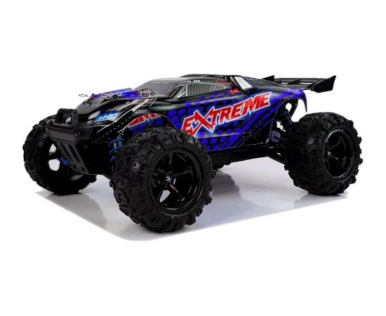 Import Leantoys Remote Controlled Rally Car 1:18 Blue ENOZE 9302E Speed 45 km/h