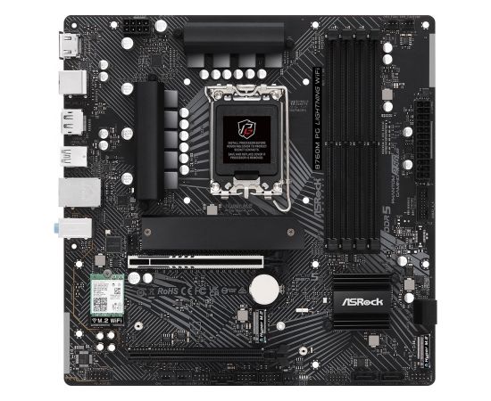 ASRock B760M PG Lightning WIFI Intel B760 LGA 1700 micro ATX Материнские платы