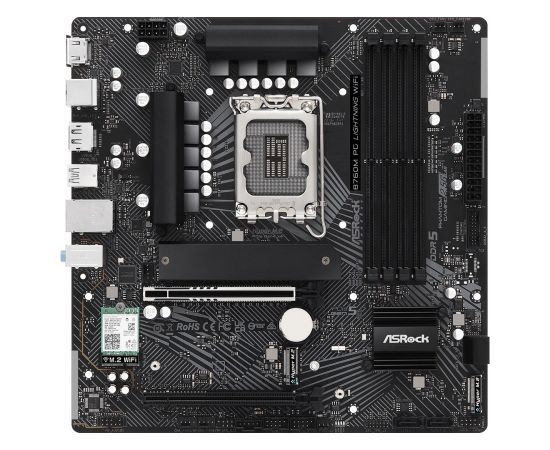 ASRock B760M PG Lightning WIFI Intel B760 LGA 1700 micro ATX Материнские платы