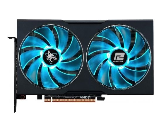 Power Color Radeon RX 7600 Hellhound 8GB GDDR6 grafiskā karte (RX 7600 8G-L/OC)