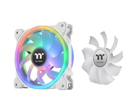 Thermaltake SWAFAN 12 RGB Radiator Fan TT Premium Edition White Computer case Air cooler 12 cm 3 pc(s)