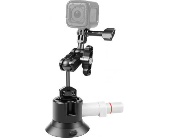 Glass car holder with Pump Suction Puluz for GOPRO Hero, DJI Osmo Action PU845B Автомобильный держатель