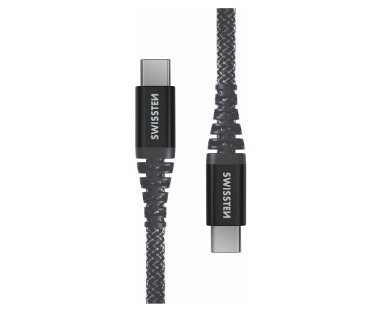 Swissten Kevlar Kabelis USB-C / USB-C / 1.5m / 60w