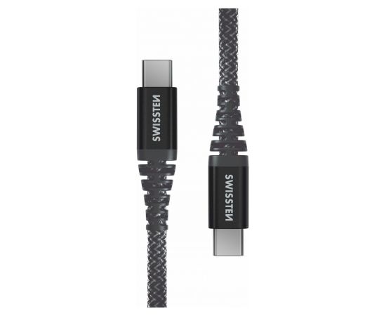 Swissten Kevlar Kabelis USB-C / USB-C / 1.5m / 60w