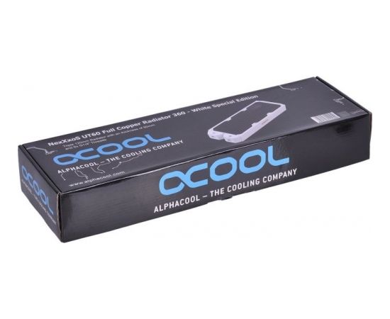 Alphacool Alpha NexXxoS UT60 Full Copper 360mm, radiator (white / black, white Special Edition)