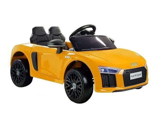 Lean Cars Audi R8 Spyder Yellow - Electric Ride On Car