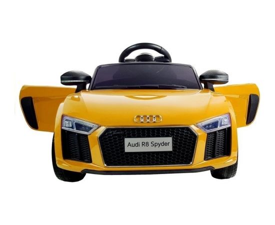 Lean Cars Audi R8 Spyder Yellow - Electric Ride On Car