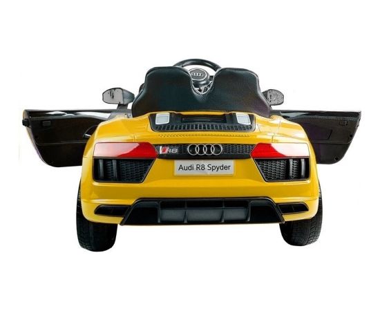 Lean Cars Audi R8 Spyder Yellow - Electric Ride On Car